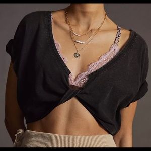 Anthropologie Layla Twist Tee